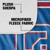 Presbyterian College Blanket, 50"x60" Primary Logo, Silky Touch Sherpa Back Super Soft Throw Blanket view 4
