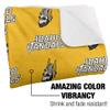 University of Idaho Blanket, 50"x60" Logo Pattern, Silky Touch Sherpa Back Super Soft Throw Blanket view 3