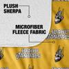University of Idaho Blanket, 50"x60" Logo Pattern, Silky Touch Sherpa Back Super Soft Throw Blanket view 4