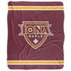 Iona College Blanket, 50"x60" Primary Logo, Silky Touch Sherpa Back Super Soft Throw Blanket view 2