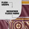 Iona College Blanket, 50"x60" Primary Logo, Silky Touch Sherpa Back Super Soft Throw Blanket view 4