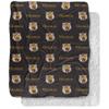 Grambling State University Blanket, 50"x60" Logo Pattern, Silky Touch Sherpa Back Super Soft Throw Blanket view 1