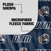 The University of Tennessee at Martin Blanket, 50"x60" Logo Pattern, Silky Touch Sherpa Back Super Soft Throw Blanket view 4