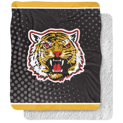 Grambling State University Blanket, 50"x60" Logo Dots, Silky Touch Sherpa Back Super Soft Throw Blanket