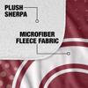Colgate University Blanket, 50"x60" Logo Dots, Silky Touch Sherpa Back Super Soft Throw Blanket view 4