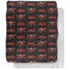 Campbell University Blanket, 50"x60" Logo Pattern, Silky Touch Sherpa Back Super Soft Throw Blanket view 1