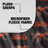 Campbell University Blanket, 50"x60" Logo Pattern, Silky Touch Sherpa Back Super Soft Throw Blanket view 4