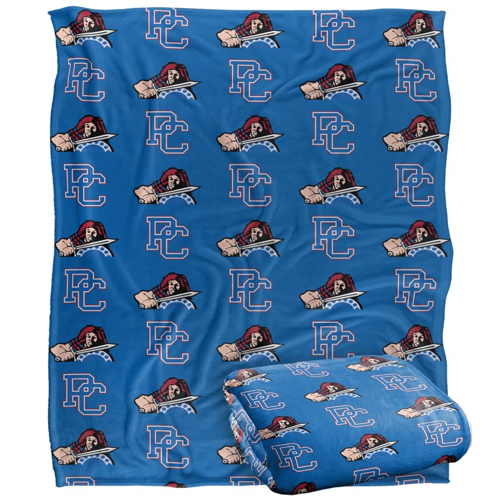 Presbyterian College Blanket, 50"x60" Logo Pattern, Silky Touch Super Soft Throw Blanket