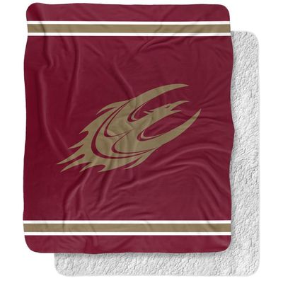 Elon University Blanket, 50"x60" Primary Logo, Silky Touch Sherpa Back Super Soft Throw Blanket