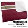 Elon University Blanket, 50"x60" Primary Logo, Silky Touch Sherpa Back Super Soft Throw Blanket view 3