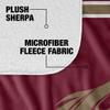 Elon University Blanket, 50"x60" Primary Logo, Silky Touch Sherpa Back Super Soft Throw Blanket view 4