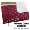 Elon University Blanket, 50"x60" Logo Dots, Silky Touch Sherpa Back Super Soft Throw Blanket view 3