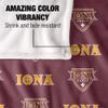 Iona College Blanket, 36"x58" Logo Pattern, Silky Touch Super Soft Throw Blanket view 4