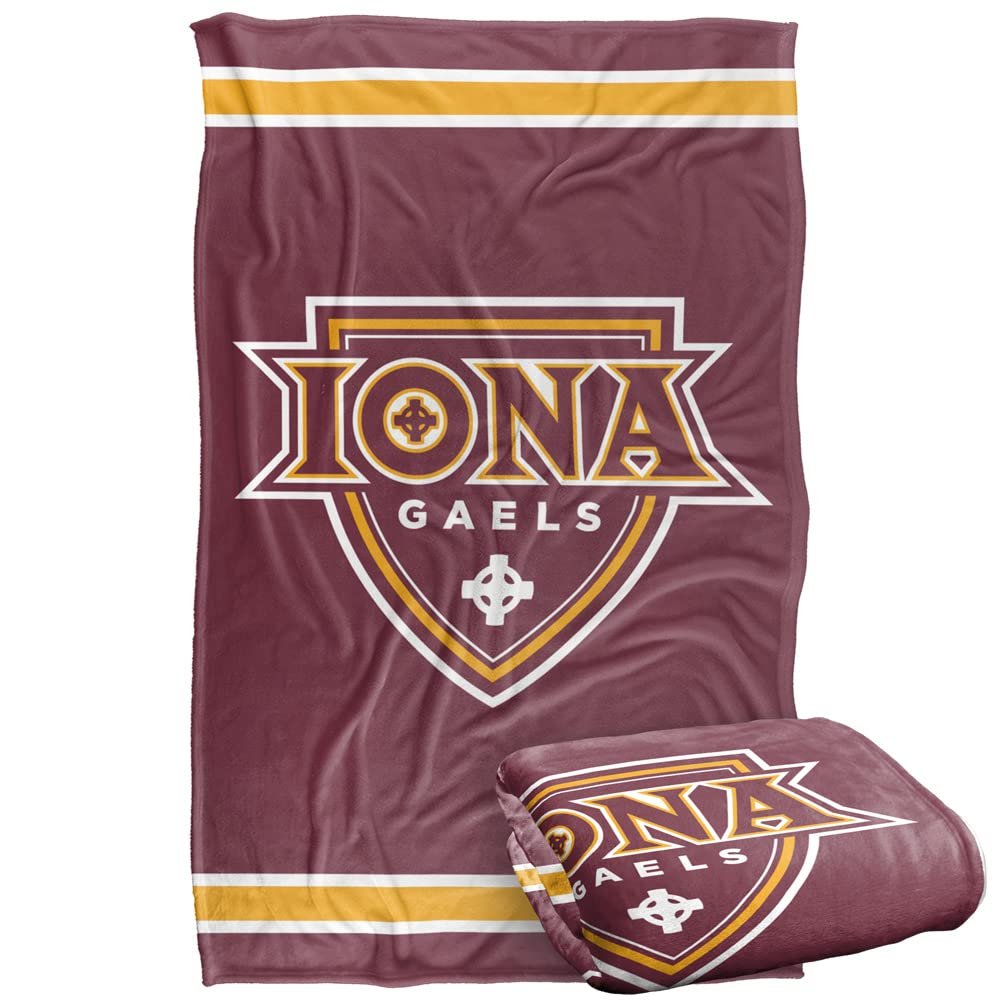 Iona College Blanket, 36"x58" Primary Logo, Silky Touch Super Soft Throw Blanket