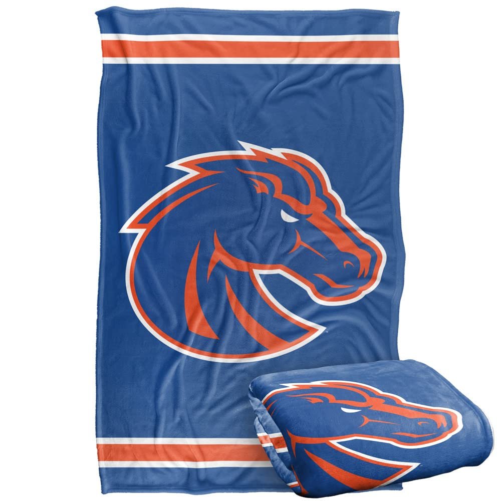 Boise State University Blanket, 36"x58" Primary Logo, Silky Touch Super Soft Throw Blanket