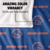 Boise State University Blanket, 36"x58" Logo Pattern, Silky Touch Super Soft Throw Blanket view 4