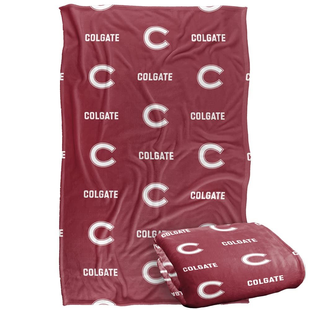 Colgate University Blanket, 36"x58" Logo Pattern, Silky Touch Super Soft Throw Blanket