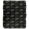 Purdue University Blanket, 50"x60" Logo Pattern, Silky Touch Sherpa Back Super Soft Throw Blanket view 2