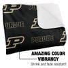 Purdue University Blanket, 50"x60" Logo Pattern, Silky Touch Sherpa Back Super Soft Throw Blanket view 3