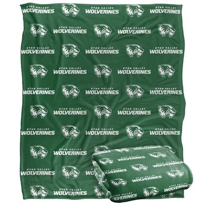 Utah Valley University Blanket, 50"x60" Logo Pattern, Silky Touch Super Soft Throw Blanket