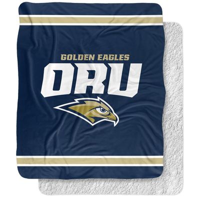 Oral Roberts University Blanket, 50"x60" Primary Logo, Silky Touch Sherpa Back Super Soft Throw Blanket