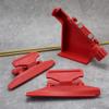 Fletching Jig with Straight Helix Clamps Adjustable Fletch Tool Feather Stick Kit for DIY Repair Arrows Bolts (Red) view 2