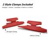 Fletching Jig with Straight Helix Clamps Adjustable Fletch Tool Feather Stick Kit for DIY Repair Arrows Bolts (Red) view 3