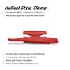 Fletching Jig with Straight Helix Clamps Adjustable Fletch Tool Feather Stick Kit for DIY Repair Arrows Bolts (Red) view 4