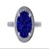 NANA Jewels 2ct Pure Brilliance Zirconia Halo Engagement Ring-Round Cut-September-9.5 view 2