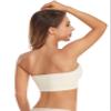 Lusait Strapless Bra for Women Non-Slip Silicone Padded Bandeau Bra Wireless Tube Top Bralette Beige XL view 3