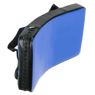 Taekwondo Kick Boxing Pad, Arc Space Leather Martial Arts Muay Thai Foot Target Kick Punch Pad (Blue)