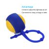 PATIKIL Golf Ball Holder, 1 Pack Silicone Protection Sleeve Waist Keyring Portable Cover with Knots for Golf Bag Belt, Blue view 4