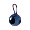 PATIKIL Golf Ball Holder, 1 Pack Silicone Balls Carrier Protective Portable Sleeve with Buckle for Golf Bag Belt, Blue view 1