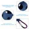 PATIKIL Golf Ball Holder, 1 Pack Silicone Balls Carrier Protective Portable Sleeve with Buckle for Golf Bag Belt, Blue view 3
