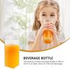 2pcs Square Water Bottle Flat 500ml Reusable Cute Container Lip Gloss Containers Sports Clear Milk Carton Water Bottle Travel Kettle 500ml Milk Bottle Bulk Storage Bottle Child view 4