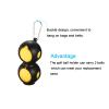 PATIKIL Golf Ball Holder, 4 Pack Silicone 2 Balls Carrier Protective Portable Sleeve with Buckle for Golf Bag Belt, Black view 4