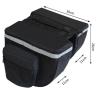 B Baosity Bike Bag Bicycle Panniers Rear Rack Bag, Large Capacity Water Resistant Bicycle Trunk Bag with Reflective, Bike Saddle Bag Cycling Trip, Black view 3