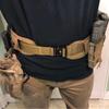 CNNELL Men Military Tactical Belts Casual Army Adjustable Quick Release Belt(Brown) view 2