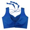Women's Blouse Designer Choli Readymade Bollywood Padded Sticthed Crop Top Choli Turquoise view 3