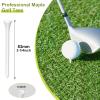Vinsot 1000 Pcs Golf Tees Bulk 3-1/4 '' Wooden Bamboo Tees Decoration for Men Women Clubs Golf Ball Theme Party Accessories School Supplies(White,Solid) view 3