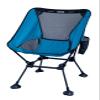 iClimb Ultralight Compact Camping Folding Beach Chair with Anti-Sinking Large Feet and Back Support Webbing (Blue - Square Frame - 2PC) view 1