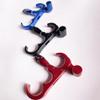 LIZHOUMIL 360Rotation Thumb Bow Release, Aluminum Alloy 3 Finger Thumb Trigger Caliper Grip Compound Bow Release Aid, Replaceable Bow Release Trigger Caliper Grip Blue view 2