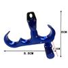LIZHOUMIL 360Rotation Thumb Bow Release, Aluminum Alloy 3 Finger Thumb Trigger Caliper Grip Compound Bow Release Aid, Replaceable Bow Release Trigger Caliper Grip Blue view 4