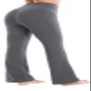 Heathyoga Charcoal Fleece Lined Yoga Pants, Women's Breathable Warm Tech Fleece Bootcut with Pockets, High-Rise, Size L view 2