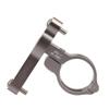 Bicycle Bottle Cage, Alloy Mount Adapter, Adjustable Compatible Bicycle Handlebars Seatpost Fork Aluminum Easy to Mount Stroller Bike Wheelchair Motorcycle Electric Vehicle MTB (Silver Grey) view 1