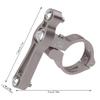 Bicycle Bottle Cage, Alloy Mount Adapter, Adjustable Compatible Bicycle Handlebars Seatpost Fork Aluminum Easy to Mount Stroller Bike Wheelchair Motorcycle Electric Vehicle MTB (Silver Grey) view 4