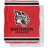 Davidson College Blanket, 50"x60" Primary Logo, Silky Touch Sherpa Back Super Soft Throw Blanket view 1