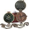Army Gift, U.S Army Military for Men and Women, Engraved Army Compass with Leather case, United State Army Gift, Army Brass Compass, Army Retirement Gift, Personalized Compass, Antique Compass view 1