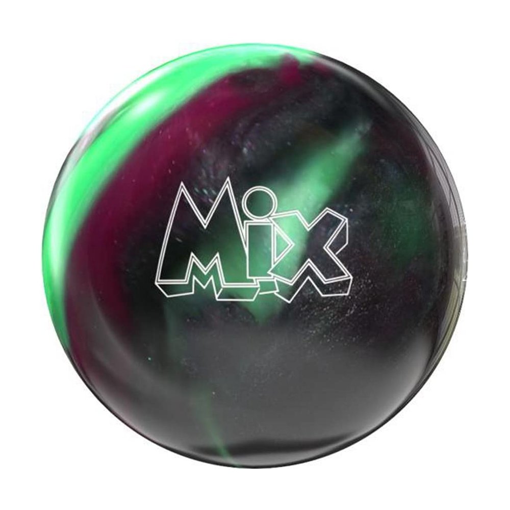 Bowlerstore Products Storm Mix PRE-DRILLED Bowling Ball- Purple/Jade/Steel (12lbs)