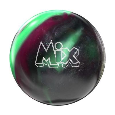 Bowlerstore Products Storm Mix PRE-DRILLED Bowling Ball- Purple/Jade/Steel (13lbs)